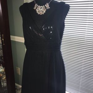 Black cocktail dress